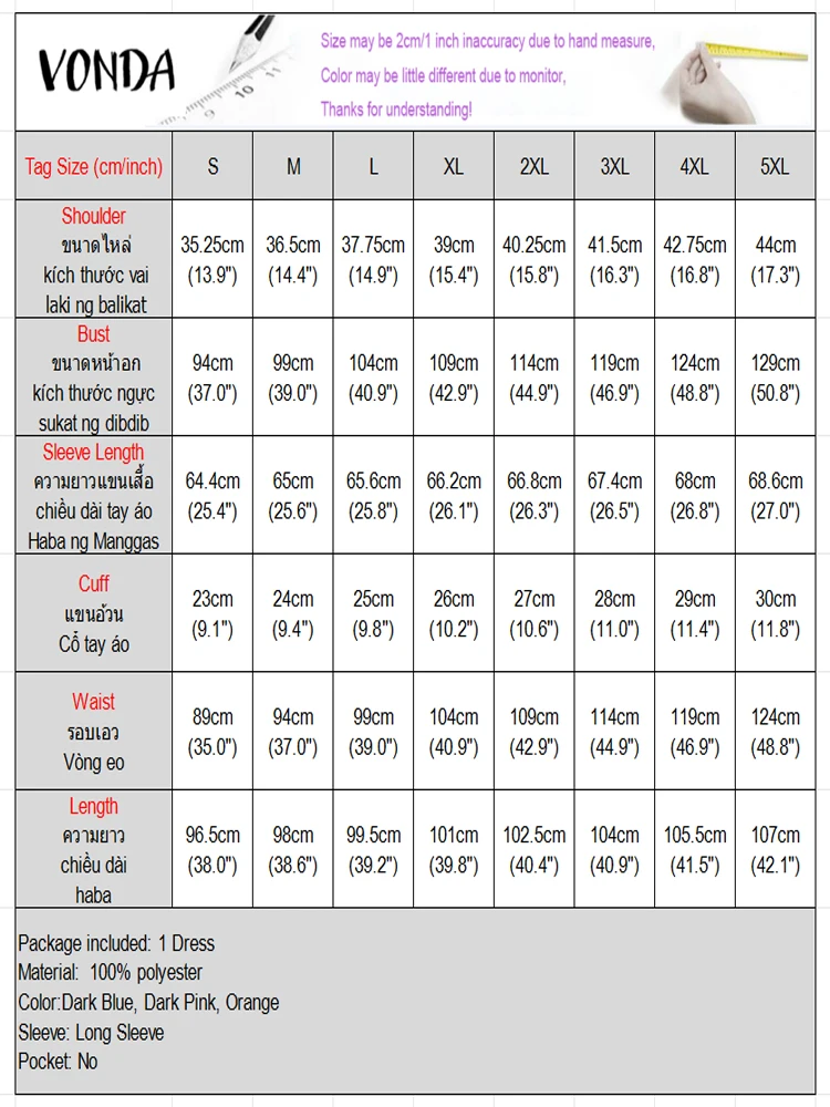 2025 VONDA mode femmes Mini robes bohème imprimé fleuri Robe courte automne à manches longues col claudine fête Robe de vacances
