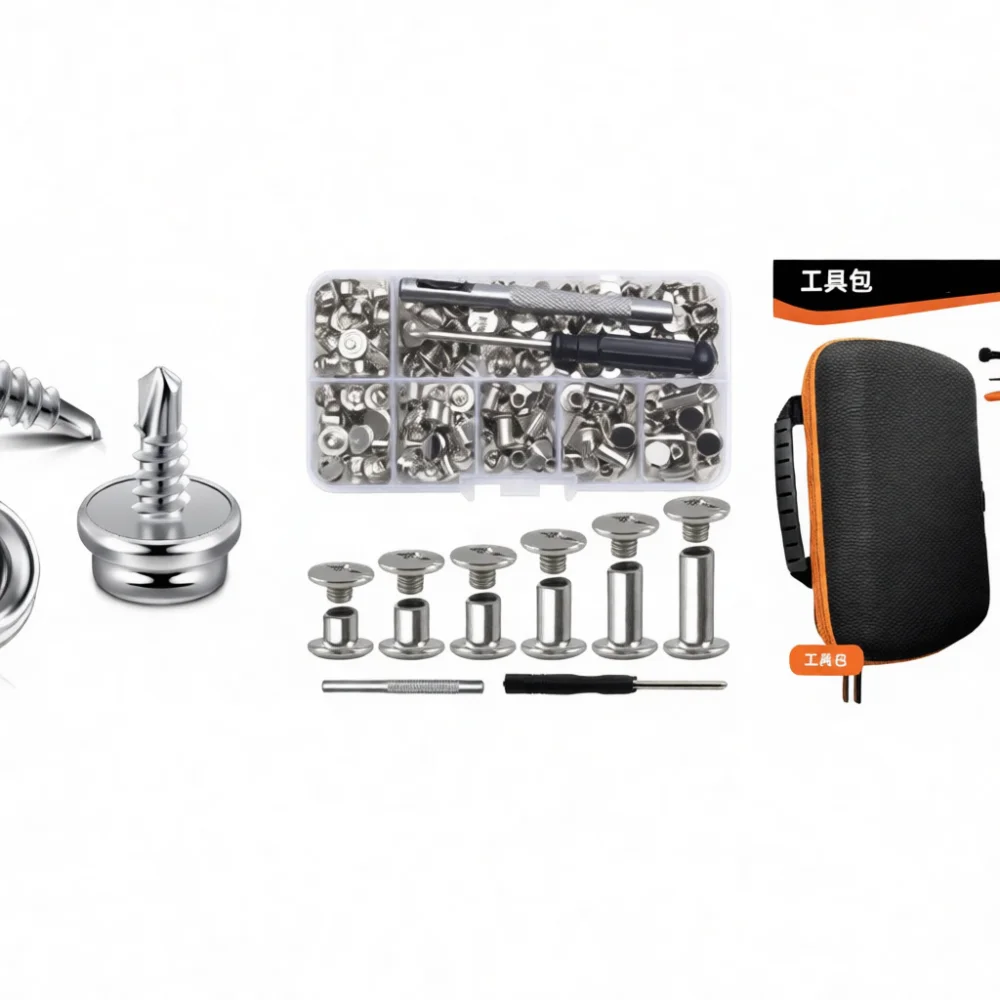 Marine Grade 304 Stainless Steel Screw Snaps Set Professional Canvas Fasteners Button For Boat Tent Leather Repair Supplies