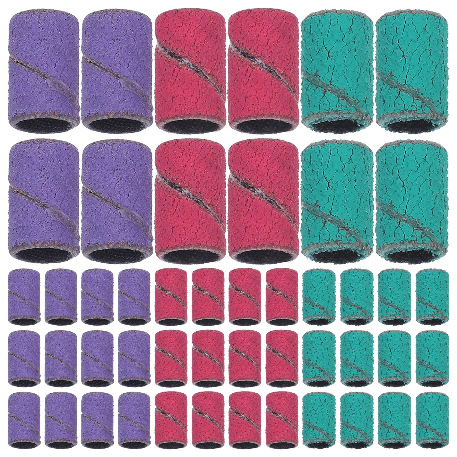 

3 Boxes Sanding Bands Set Premium Nail Grinding Bands for Shaping Buffing Smoothing Artificial Natural Nails Manicure Salon Spa