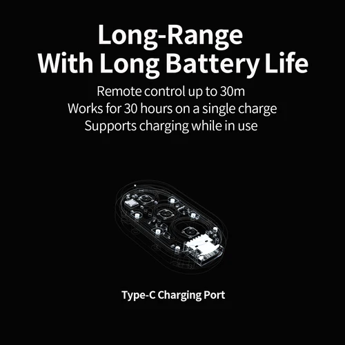 Imagen 2 del producto Adecuado para DJI Action 6 control remoto Action5 Pro/4 Osmo 360 control remoto inalámbrico Bluetooth accesorios de cámara DJI