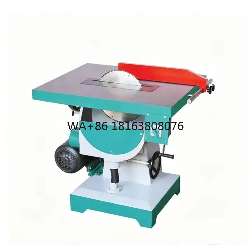 Industrial Woodworking Bench-Type Circular Table Saw, Compact Household Circular Cutting Saw Machine for Wood Processing