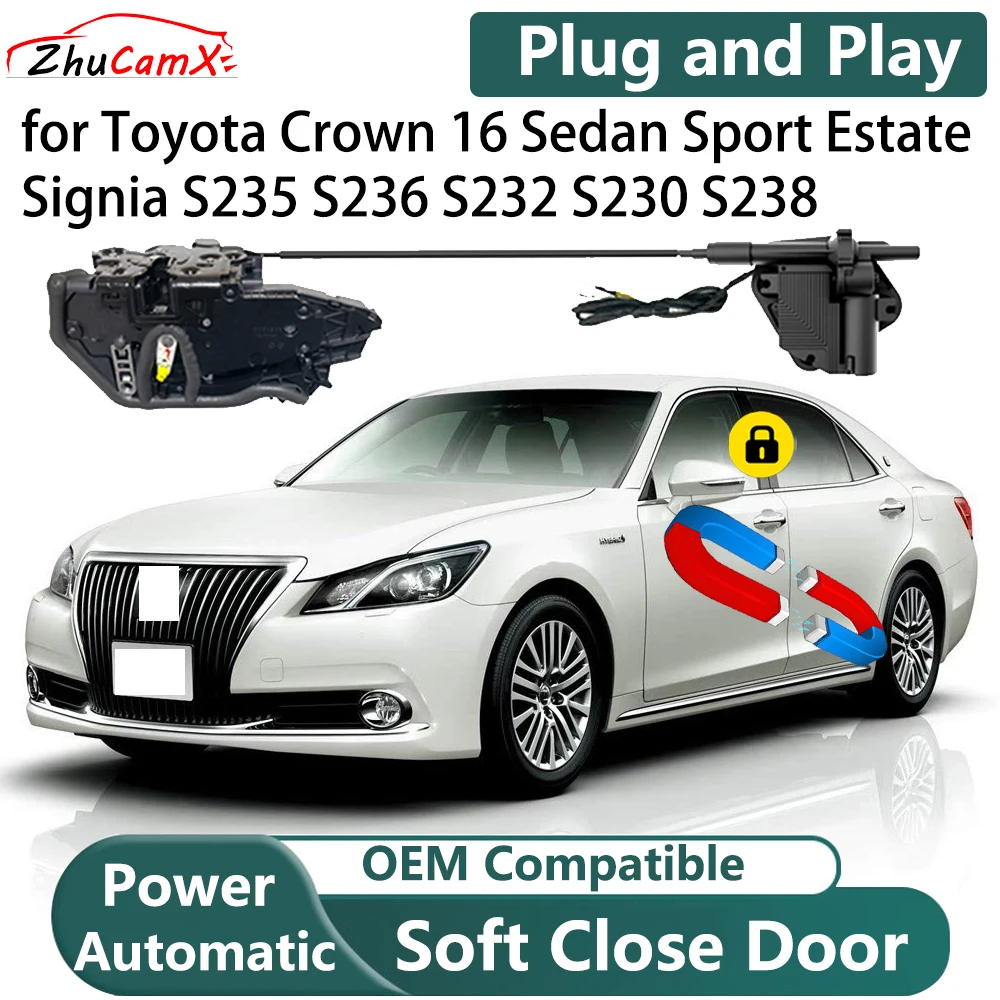 

for Toyota Crown 16 Sedan Sport Estate Signia S235 S236 S232 S230 S238 Automatic Electric Soft Close Door Comfort Closing System