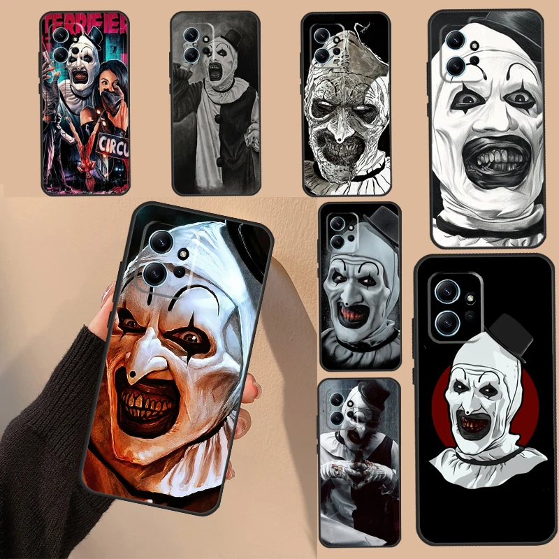 Terrifier Cover For Xiaomi Redmi Note 12 11 10 8 9 Pro Note 12S 11S 10S 9S Redmi 12 9C 10C 12C Case