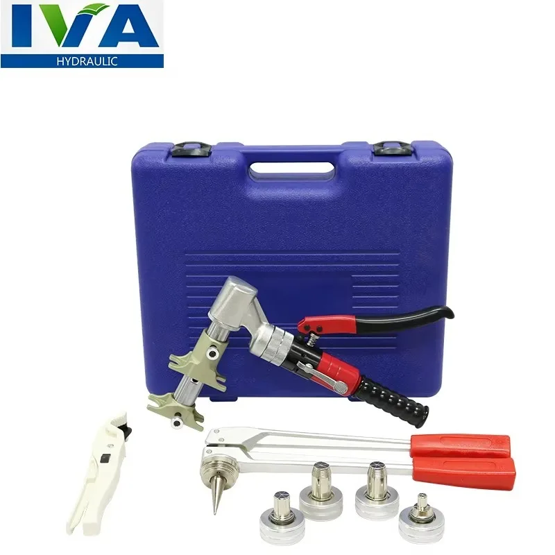 Sliding Exhaust Steel Pipe Tube Expander Manual Combo Kit Power Plumbing Tool for Pex Pipe