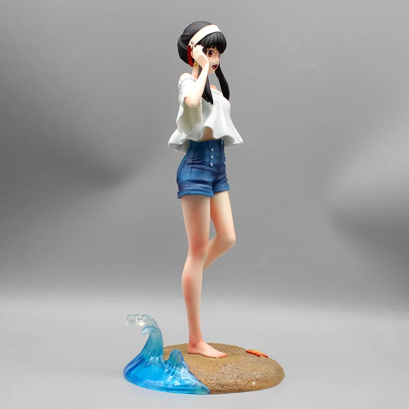 Figurka akcji Spy×Family Yor Forger z motywem letniego festiwalu, 2026.20 cm, figurka anime GK - kolekcjonerska dekoracja na biurko i zabawka na prezent