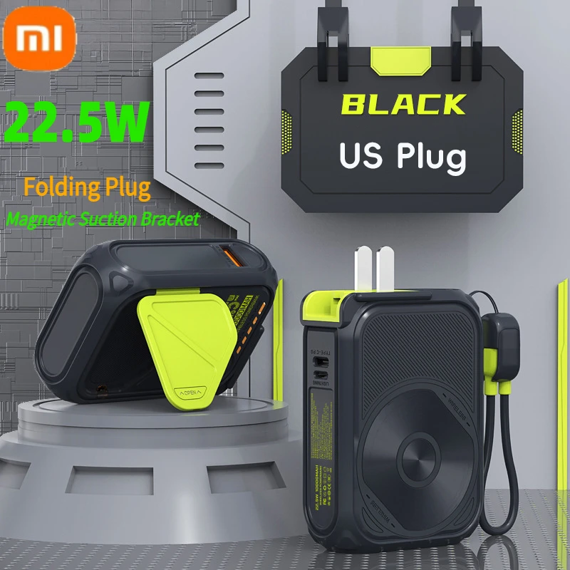 Xiaomi 20000 mAh Magnetic Charger Portable Wireless Power Bank Fast Charging Phone Holder Auxiliary Battery for iPhone Magsafe