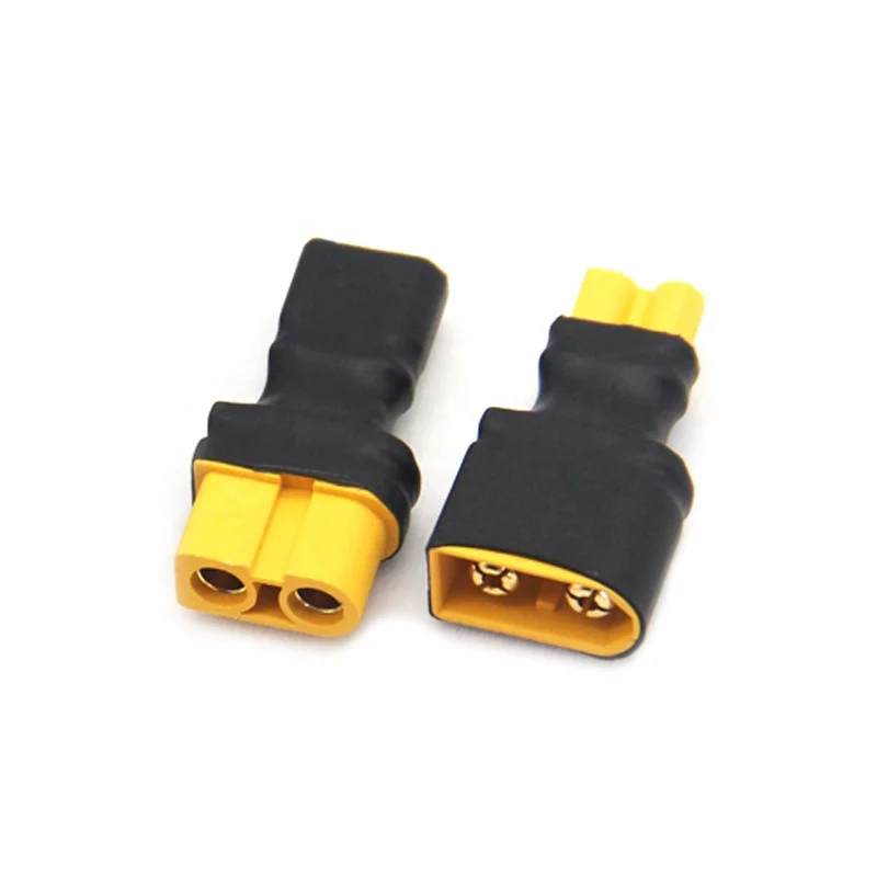 10 PCSAmass XT60 إلى XT30 ذكر موصل سالب محول الطاقة محول التوصيل ل RC الطائرة بدون طيار كوادكوبتر يبو البطارية