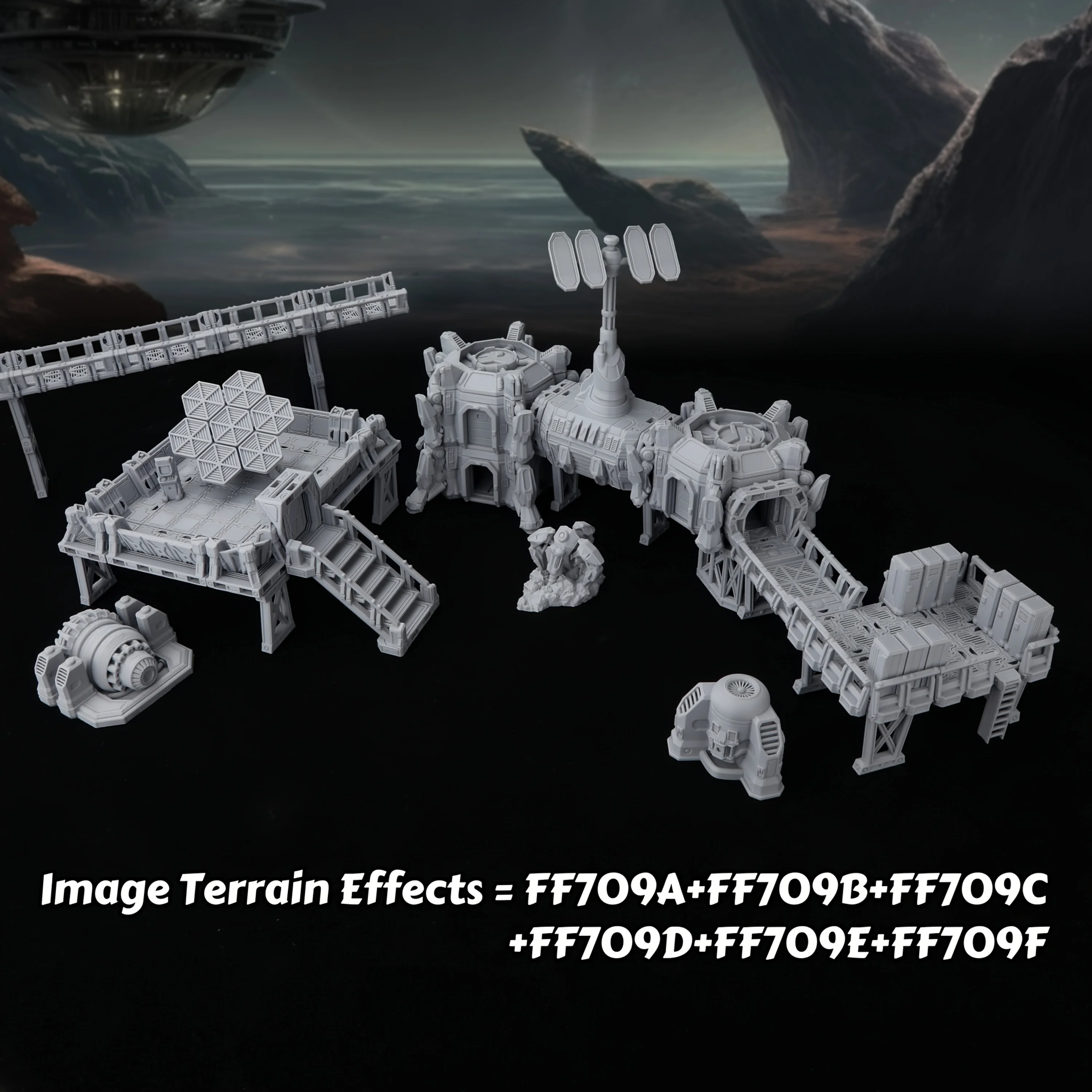 Epical Sci-Fi Terrain Set for  - Miniature Terrain Set ulasan dan harga