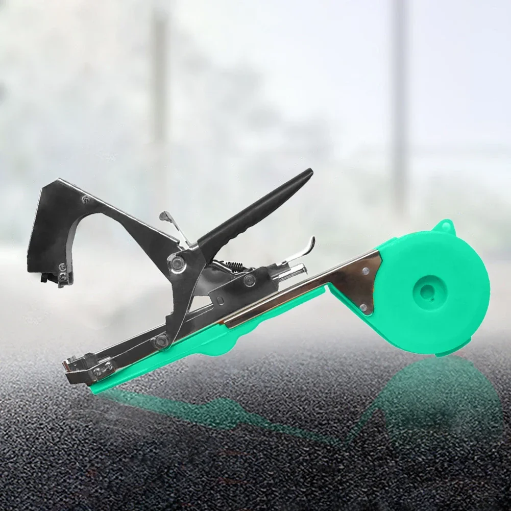 Hand Tying Binding Machine with 6 Roll Tapes +1 Box Staples Plant Tying Tapetool Grape Vine Stapler for Vegetables Pepper Vines - view 2