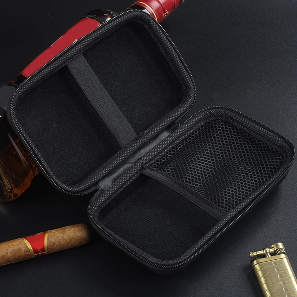 

Portable Cigar Case EVA Material Scratch Proof Small Cigarette Holder Travel Size Storage Box Outdoor Cigar Accessories