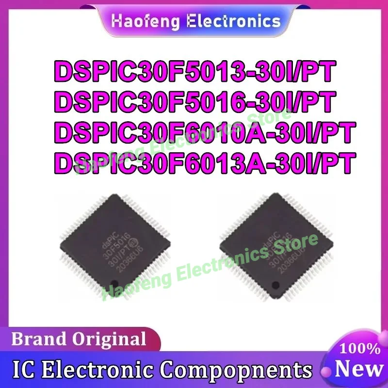 

DSPIC30F5013-30I/PT DSPIC30F5016-30I PT DSPIC30F6010A-30I PT DSPIC30F6013A-30I PT DSPIC MCU IC Chip TQFP-80 В наличии 100% новый