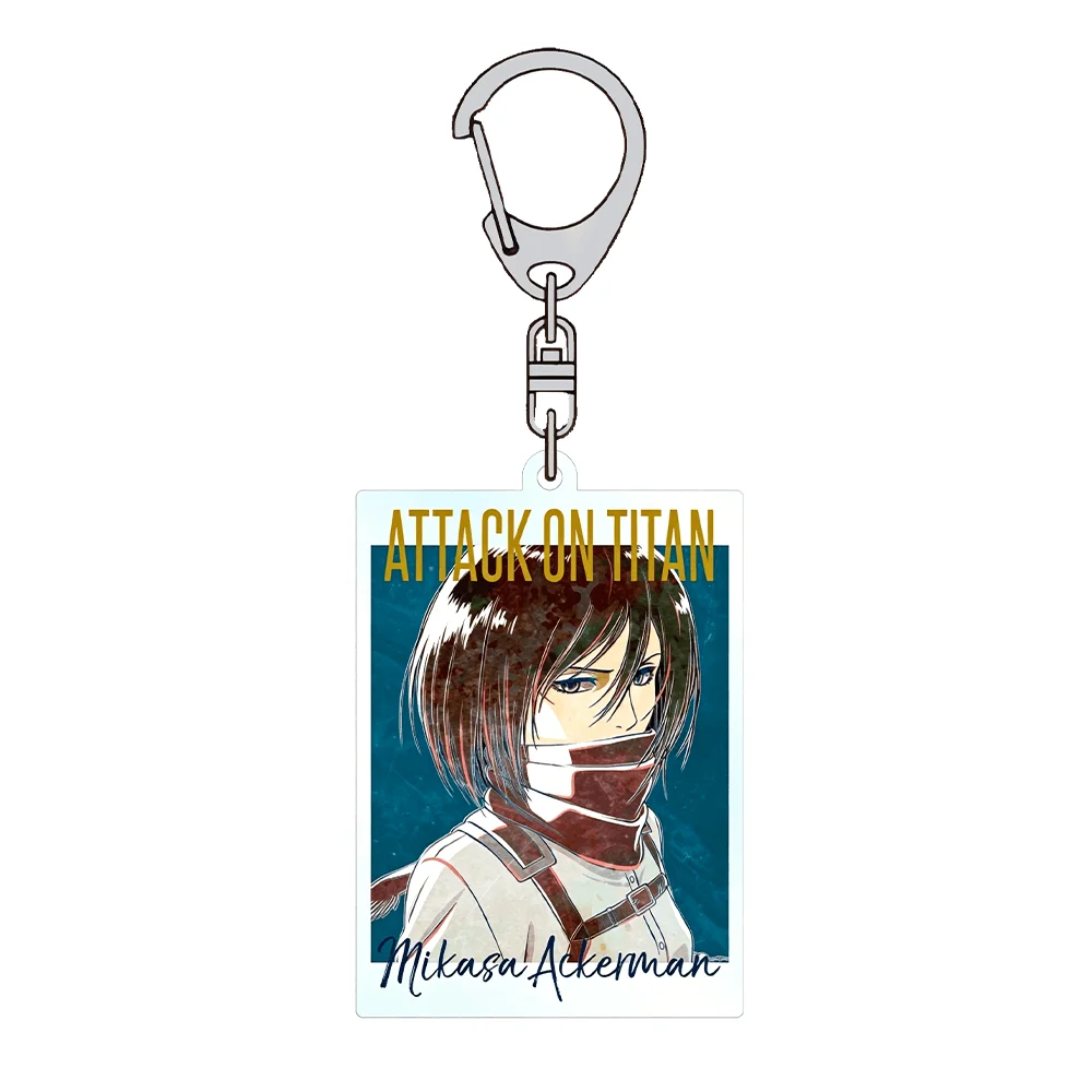 Attack on Titan Mikasa Ackerman 6cm Acrylic Stand Keychain Kawaii Choice Ornament Cute Charm Birthday Gift For Anime Collectors