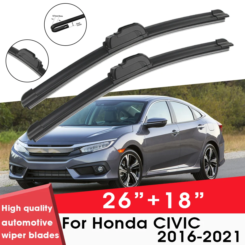 Car Wiper Blade Blades For Honda CIVIC 2016-2021 26\