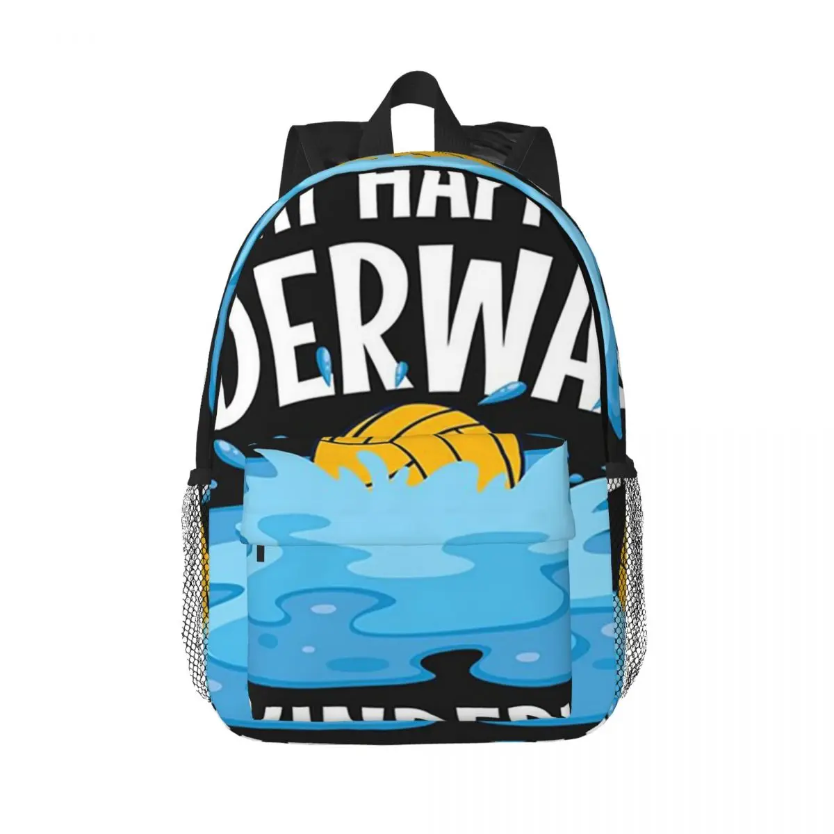 Water Polo What Happens Underwater Stays Underwater Backpacks Bookbag Fashion Students School Bags Travel Rucksack Shoulder Bag