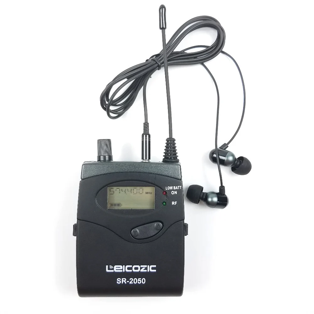 Leicozic 3 sztuk odbiorniki BK2050 SR2050 IEM odbiorniki monitora do systemy monitorowania w ucho monitory profesjonalne sceniczne Audio