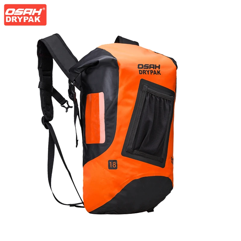 

OSAH Orange Motorcycle Bag 18L High-capacity Backpack Multifunctional Waterproof Climbing Outdoor Travel Outdoor Riding Gears