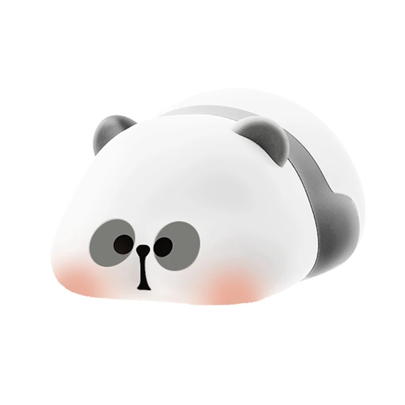 Panda Night Light Panda Animal Lamp 3 Level Dimmable Silicone Touch Night Light For Room Decor