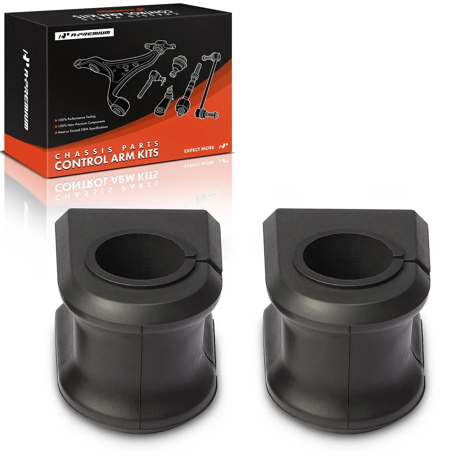 A-Premium 2x Front To Frame Stabilizer Sway Bar Bushing Kit for Jeep Liberty 2002-2007