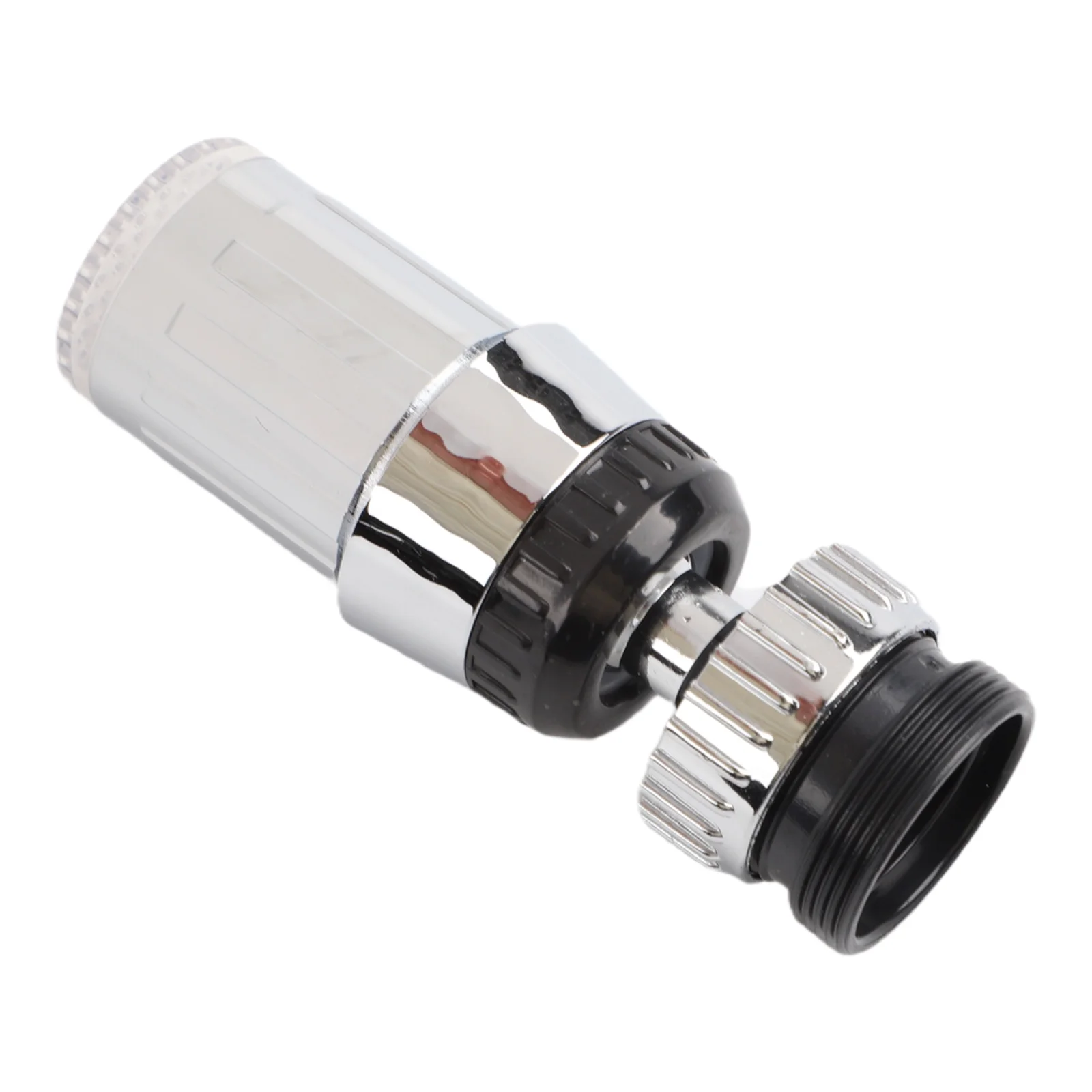 360 Swivel Aerator LED Tap Attachment Kitchen Sink Child Safety Indicator Temperature-responsive With Conversion Adapter