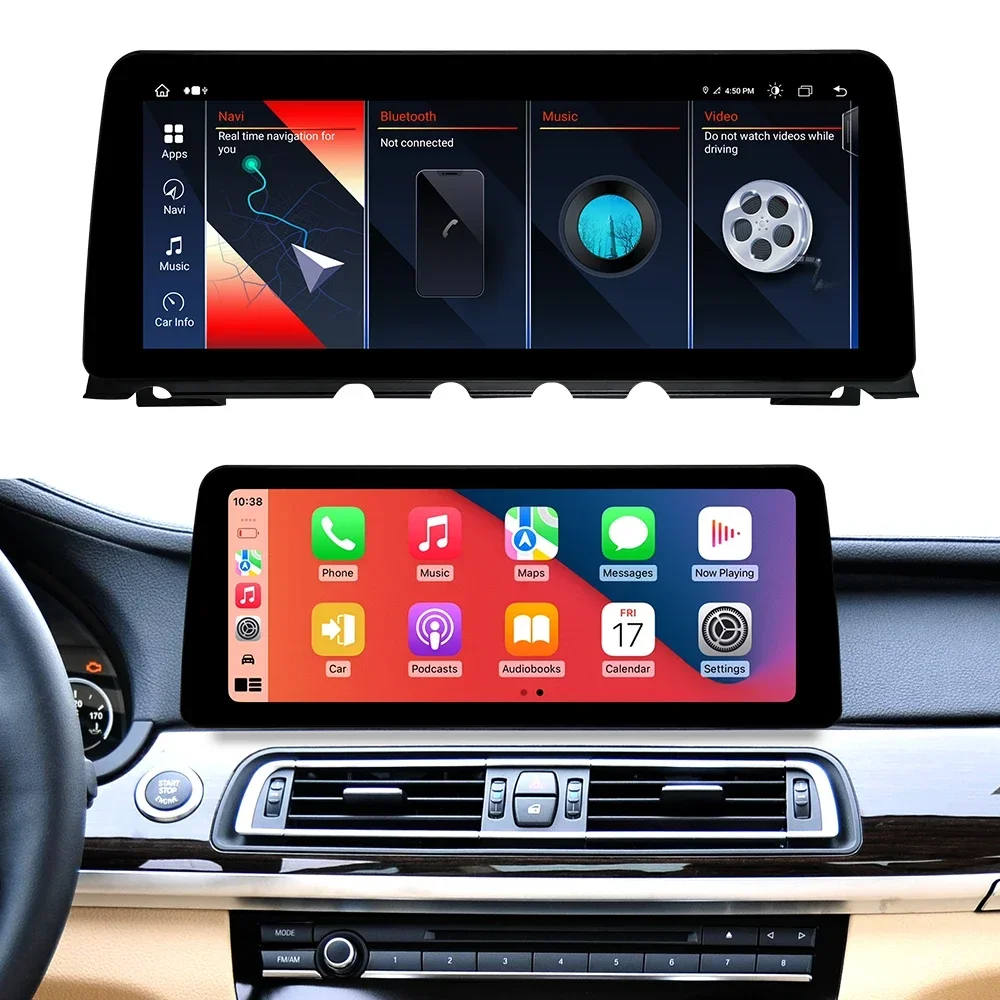 Zlh 12.3 Inch 8Core 128GB creen Auto  Android 13 Carplay For Bmw 7Series F01 F02 Cic Nbt 2009 2013 Bt Gps 4Glte Wifi RadioHOT SA