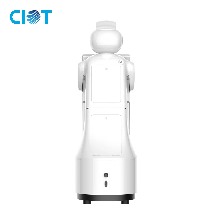 روبوت خدمة بشري متعدد اللغات ، روبوت ترحيب ذكي ، استقبال ، اجتماع عمل ، سيتحدث