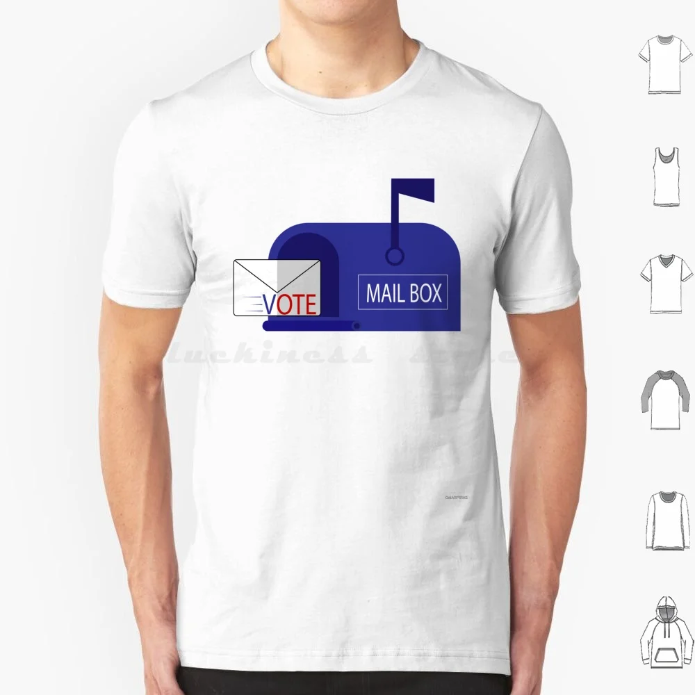 Vote By Mail Box T Shirt Cotton Men Women Diy Print Vote By Mail Vote Mail By Mail Mail Box Trump Biden Mail Ballot Post Office