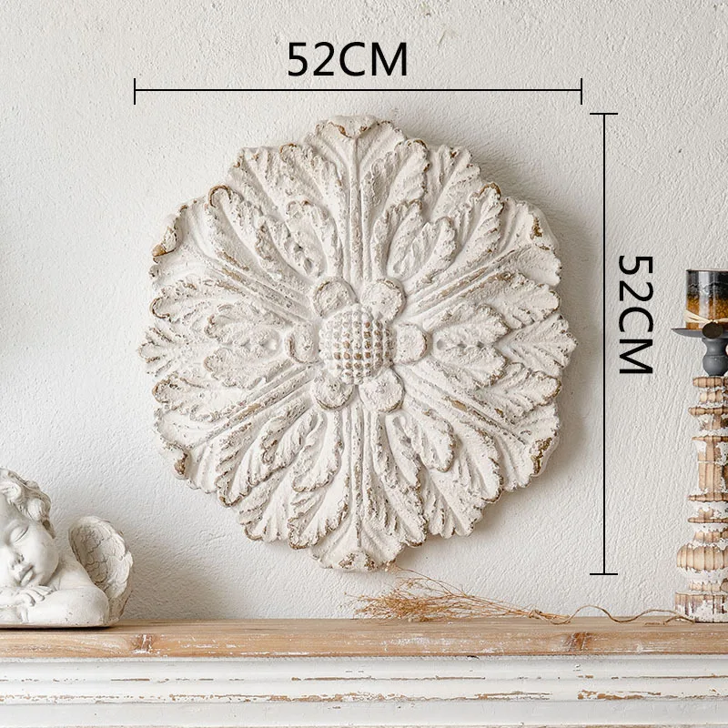 Ornate Wooden Wall Decor with Floral Carvings - Vintage Café Background Photo Prop Wedding/Shop Boho Chic Interior Design