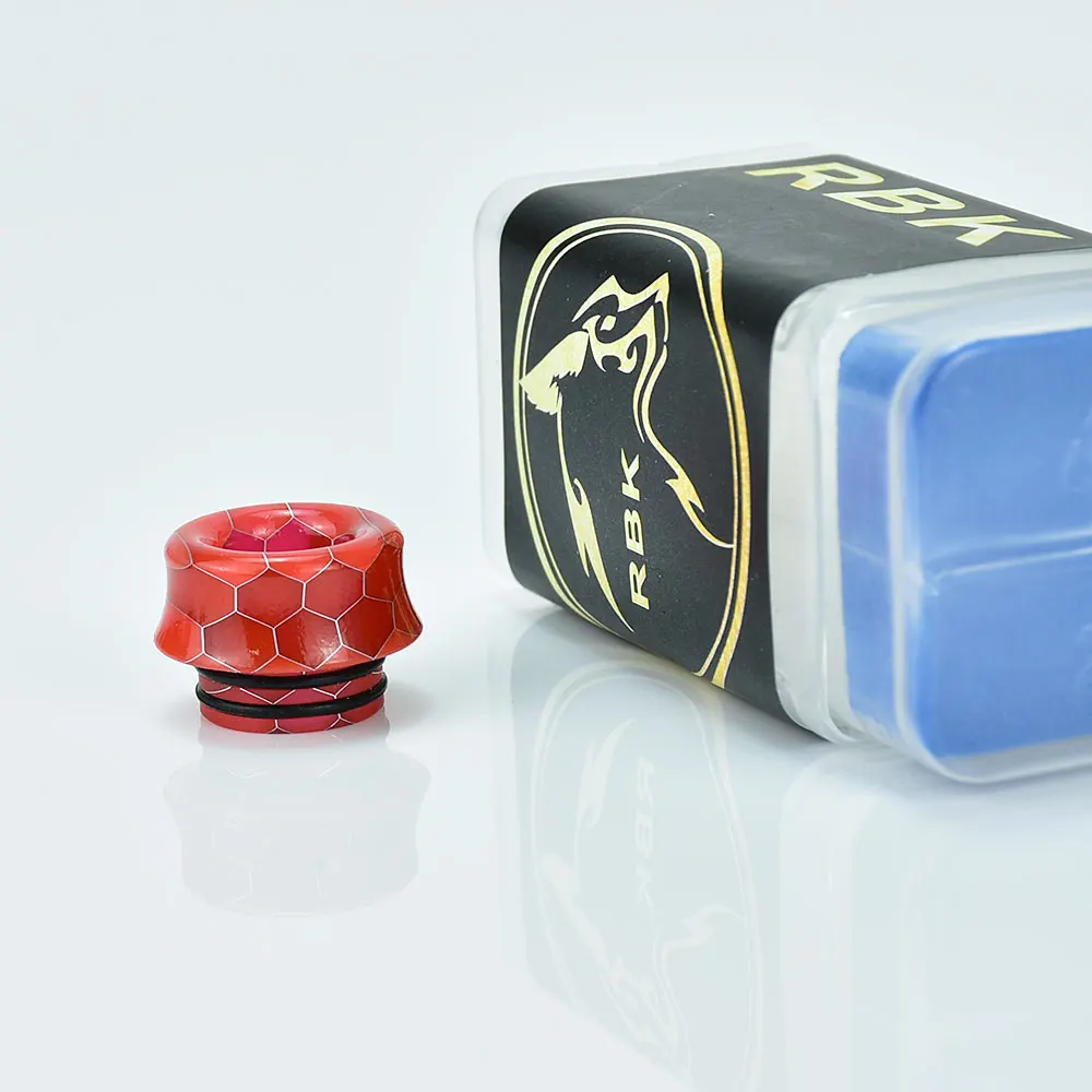 Wolfcoolvape 810 طرف بالتنقيط vape بالتنقيط تلميح ملحقات السجائر الإلكترونية الراتنج 810 mtl طرف بالتنقيط لـ kylin mini v2 rta