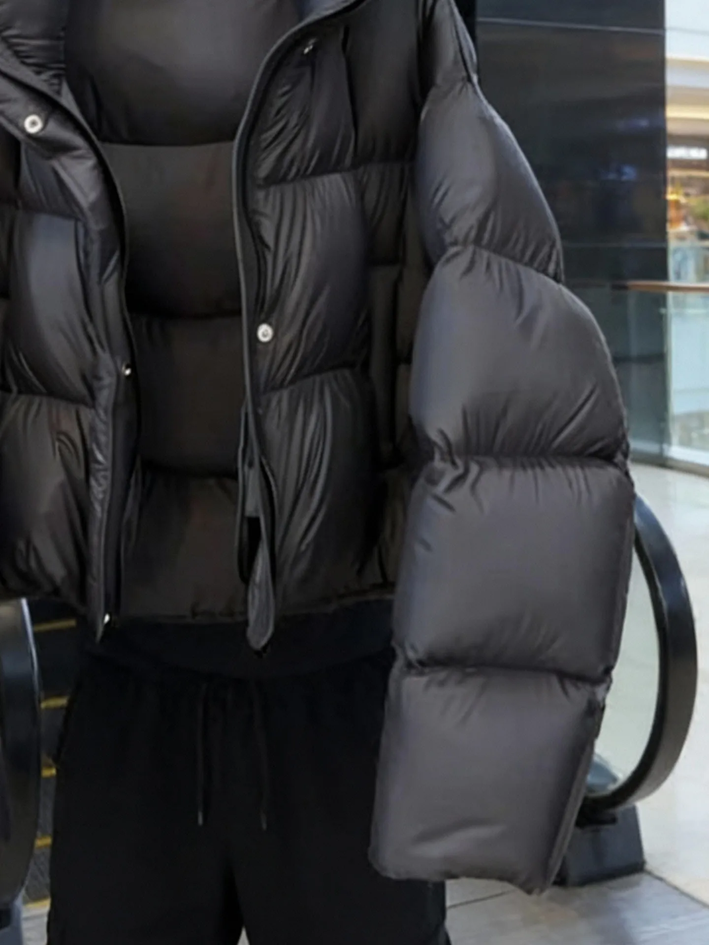 Sli ort Puffer Jaet femmes Bla mousseux vers le bas manteau hiver Thi vêtements d'extérieur coréen Sle coupe régulière fibre de Polyester