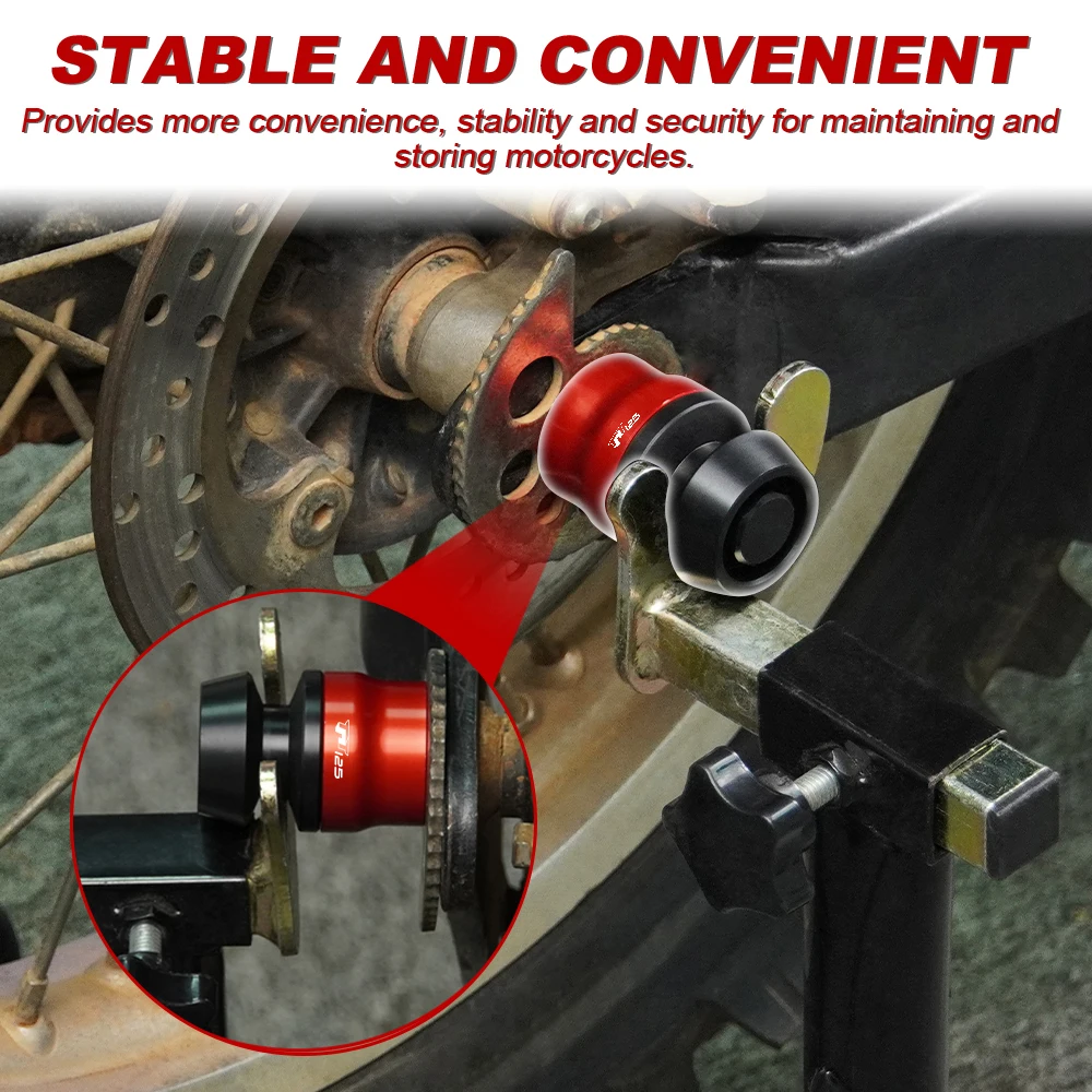 Glissières de collision de fourche d'appellation de roue avant et arrière de moto, adaptés pour BENELLI TNT 125, 2019, 2020, 2021, 2022, 2023, 2024, TNT125