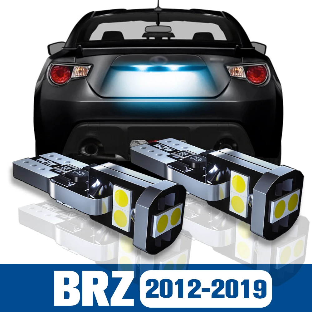 

2pcs LED License Plate Light Lamp Accessories Canbus For Subaru BRZ 2012 2013 2014 2015 2016 2017 2018 2019