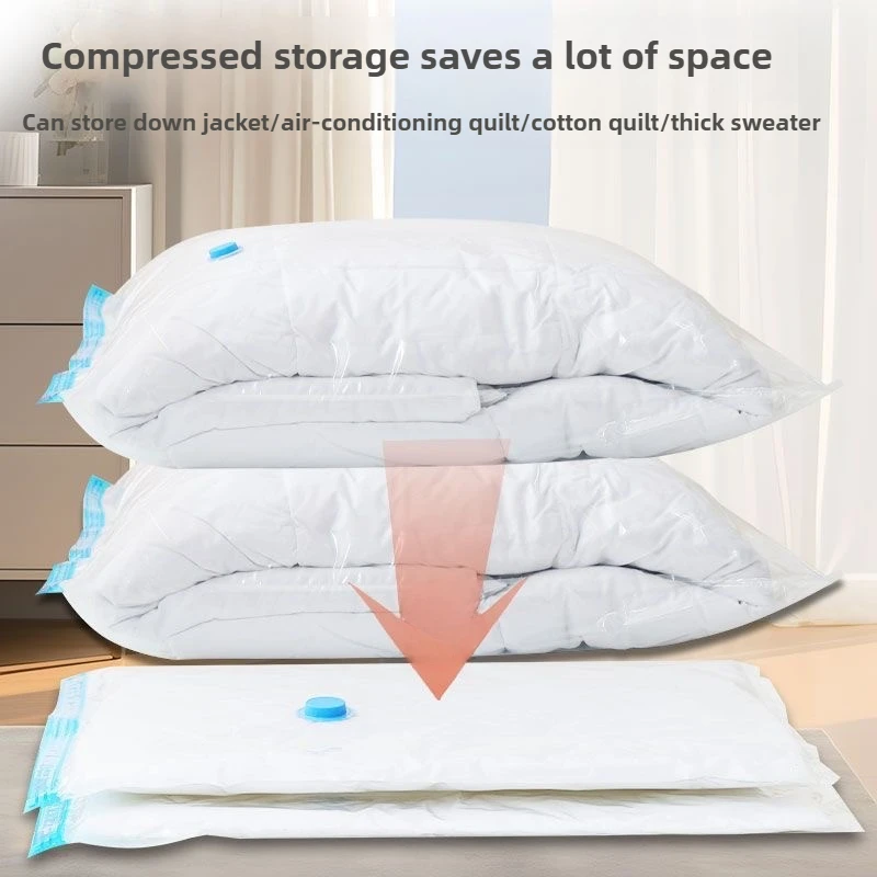 Vacuum Storage Bags Sealing Bags Plastic Transparent Vacuum Bags for Clothes Space Saving Bag for Clothes Pillow Bedding Blanke