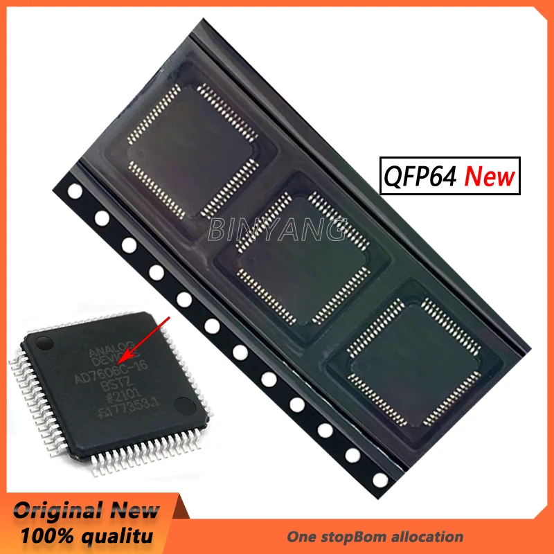 

(1piece)100% New AD7606C-16BSTZ AD7606C Analog to Digital Converters (ADC) 16BIT SAR LQFP64 Chipset