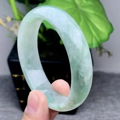 

Natural Myanmar Jade 54mm-62mm bracelet exquisite princess bracelet to send girlfriend to send mother Hetian jade