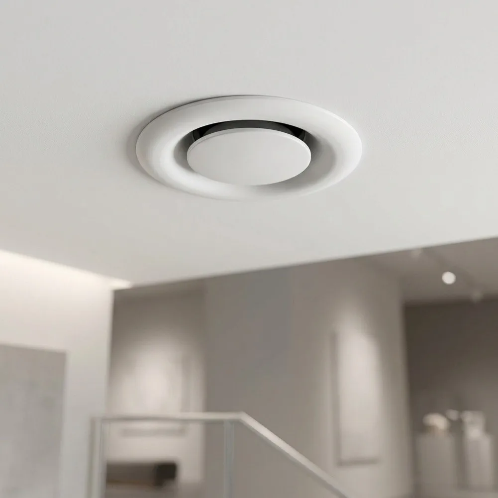 White-Coated Steel Round Ceiling Air Vent Cover Engineered for Consistent Airflow and Long-Term Ventilation Use