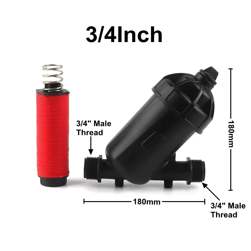

1pc 3/4"1" Disc Filter Male Thread Screen Filter Garden Watering Metal Net Filter 120 Mesh Drip Irrigation Fountain Tools