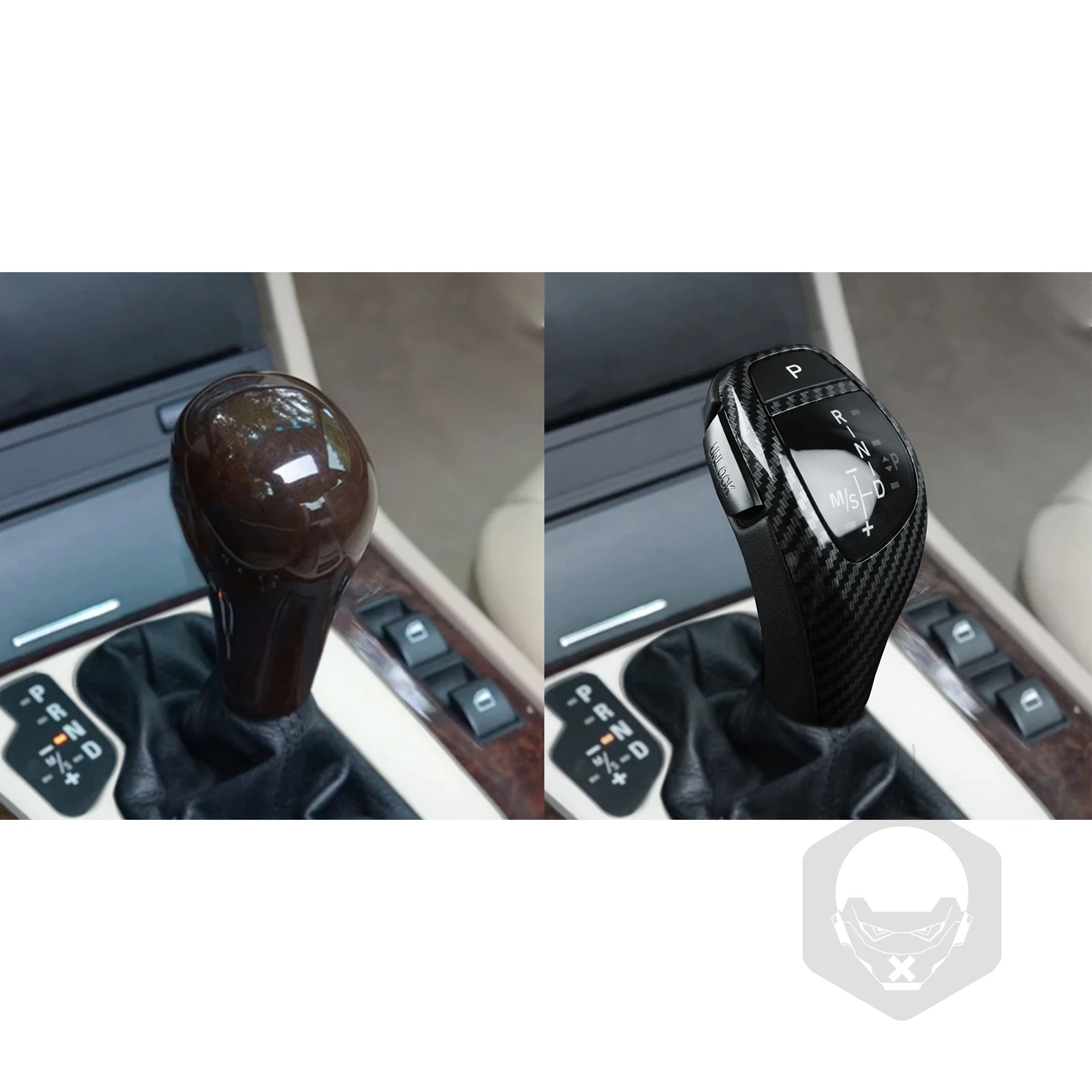 For BMW E46 E60 E61 1998 1999 2000 2001 2002 2003 2004 2005 LED Gear Shift Knob Shifter Start Button Car Interior Accessories