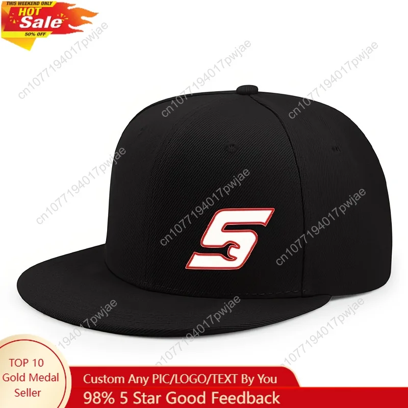 

Snapback Baseball Cap - Adjustable Breathable, Bold "S" Design, Flat Brim Street Style Unisex Hat, Perfect Summer Gift, Adjustab