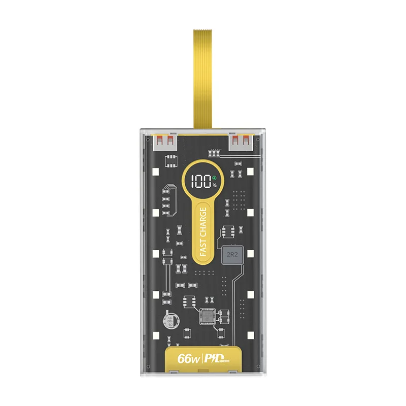 10000mAh 66W PD2 Fast-Charging Power Bank Large-Capacity Mobile Power Supply
