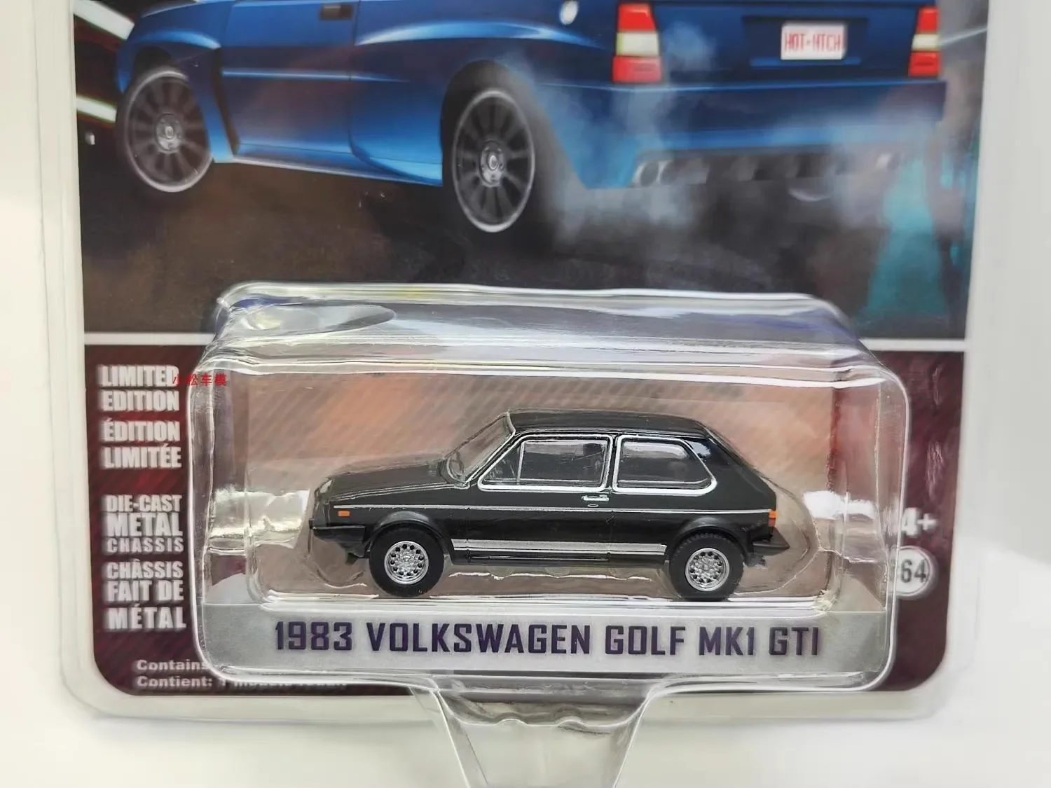 폭스바겐 골프 Mk1 GTI 다이캐스트 금속 합금 모델 자동차 장난감, 선물 컬렉션 W1292, 1:64 1983