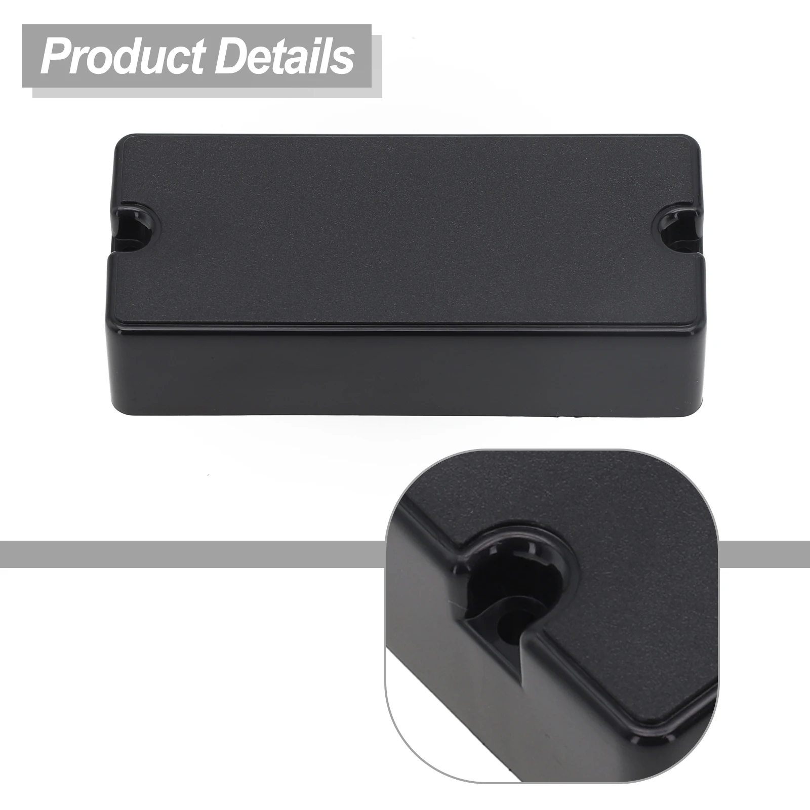 Pastilla Humbucker de guitarra de bajo de doble bobina, diseño sellado, sonido mejorado que se adapta a la mayoría de bajos de 2 orificios para guitarras de 4 5 y 6 cuerdas