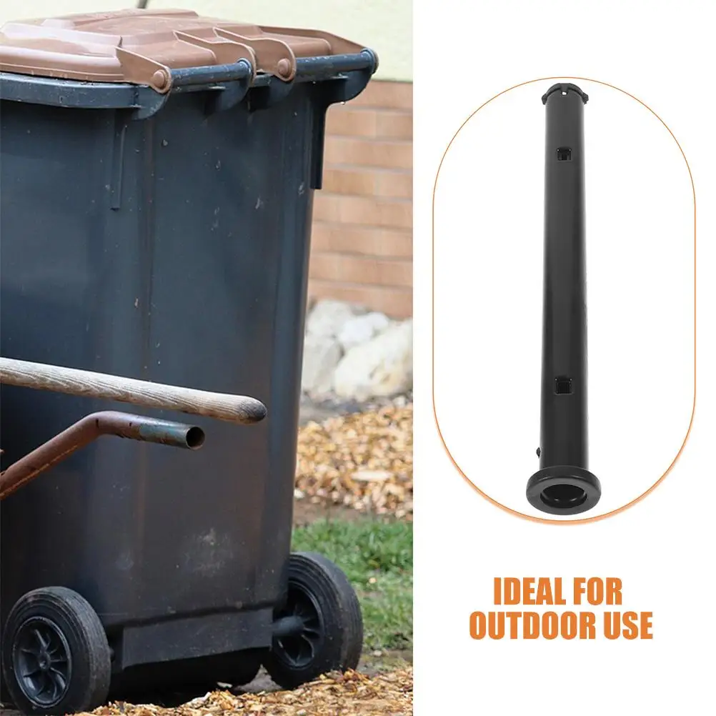 

6 Pcs Trash Can Latch Folding Table Leg Extenders Metal Black Dumbbell to Barbell Converter