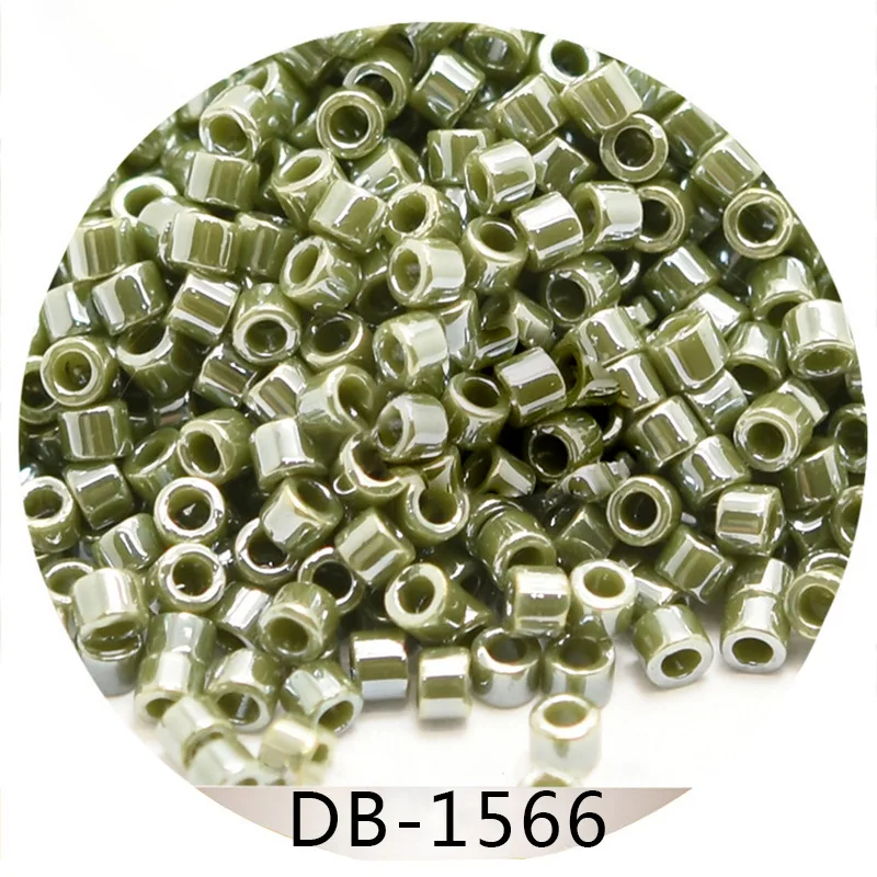 MIYUKI Japanese Antique DB 1.6mm Glass Seed Beads | Opaque Pearl Finish Bulk DIY Jewelry Craft for Bracelet Necklace