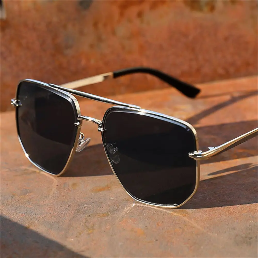 

UV400 Protection Oversized Metal Frame Driving Polygon Sunglasses Men's Shades Polarized Sunglasses for Men Sun Glasses