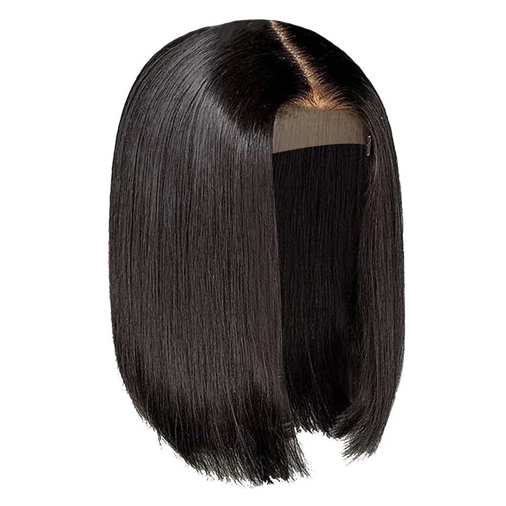300% Density bone straight bob wig