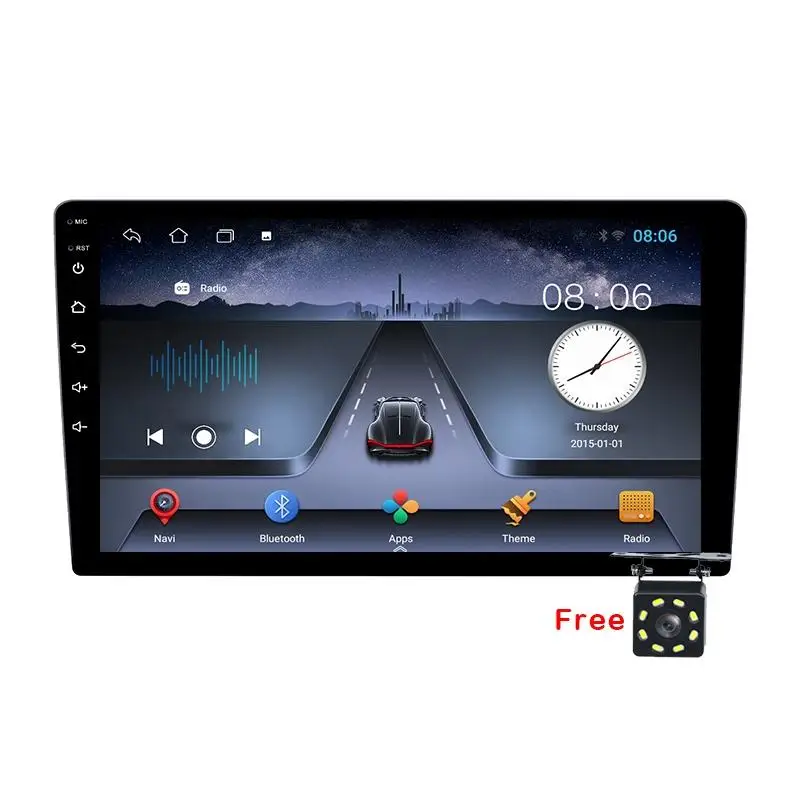 Android 10 Radio Car Audio Video Player 9 Inch Touch Screen Multimedia System Headrest Monitor BT Wifi Car Stereo