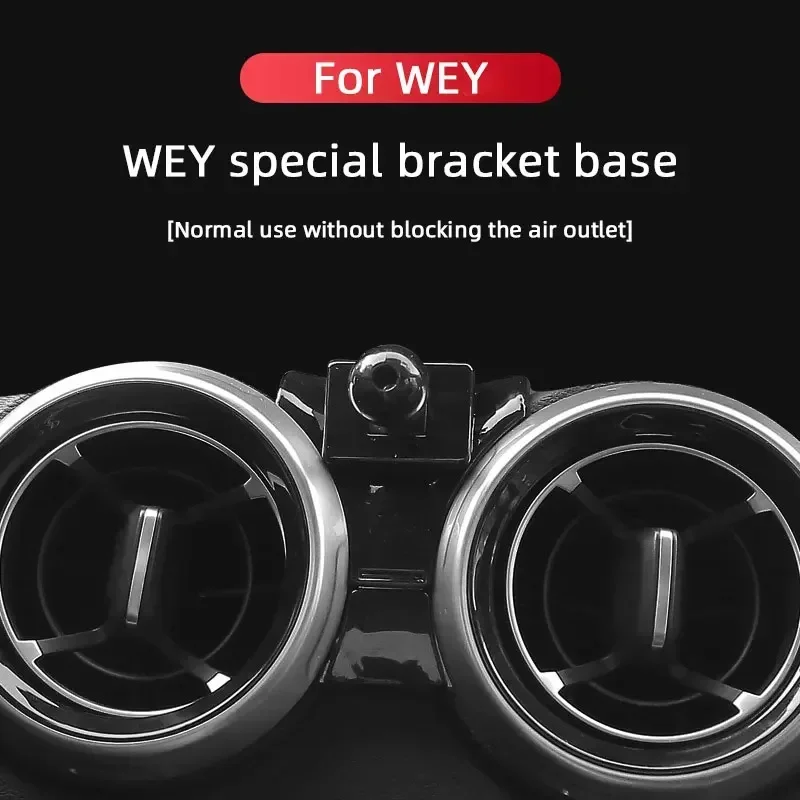 Base de suporte especial para telefone de carro, para great wall wey vv5 vv7 vv6 mocha macchiato latte dht, suporte fixo, acessórios de saída de ar au
