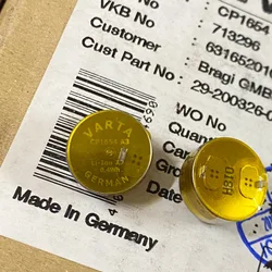 5PCS/Germany 3.7V CP1654 A3 Bluetooth earphones button rechargeable battery lithium battery with feet