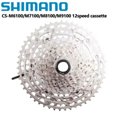 Shimano XT M8200 M8100 SLX M7100 DEORE M6100 XTR M9100 Cassette 12-speed Freewheel Cog For MTB 12 Speed 10-51T 10-45T Cassette