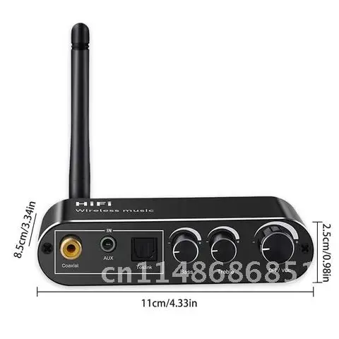 AUX Optische Faser Typ-c Bluetooth 5,1 Handy Computer Soundbox Digital-Analog-Adapter Tragbare